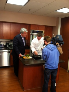 Chef Ryan on KY3 with Steve Grant